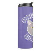Design von Pawsome Writer Fun Kitty Thermosbecher (Nach links gedreht)