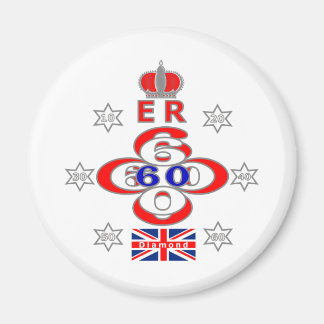 Design von Queens Royal Jubilee Magnet
