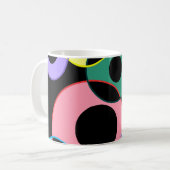 Design von Rainbow Billiard Balls Kaffeetasse (Vorderseite Links)