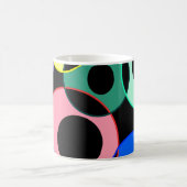 Design von Rainbow Billiard Balls Kaffeetasse (Mittel)