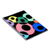 Design von Rainbow Billiard Balls Notizblock (Rechte Seite)
