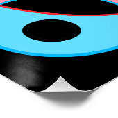 Design von Rainbow Billiard Balls Poster (Ecke)