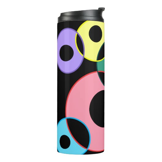 Design von Rainbow Billiard Balls Thermosbecher (Nach links gedreht)