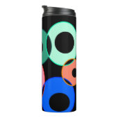 Design von Rainbow Billiard Balls Thermosbecher (Nach rechts gedreht)