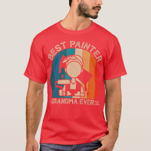 Design von Retro-Malern für Oma Funny Moth T-Shirt