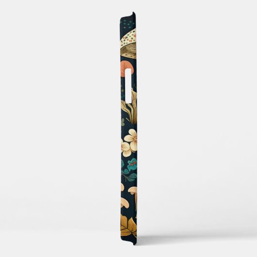 Design von Retro-Pilzen und Blume Case-Mate iPhone Hülle (Rückseite / Rechts)