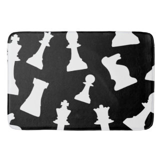 Design von Schachspielstücken Badematte