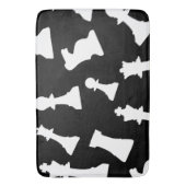 Design von Schachspielstücken Badematte (Vorderseite Vertikal)