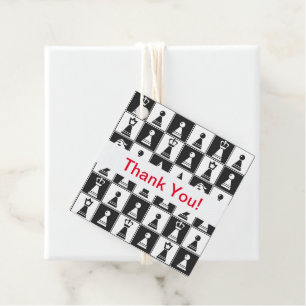 Design von Schachstücken Geschenkanhänger