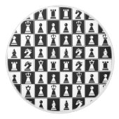 Design von Schachstücken Keramikknauf (Vorderseite)