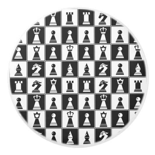 Design von Schachstücken Keramikknauf (Vorderseite)