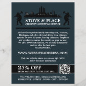 Design von Schiffen und Kehrern, Kaminfeuerdienst Flyer (Vorne)