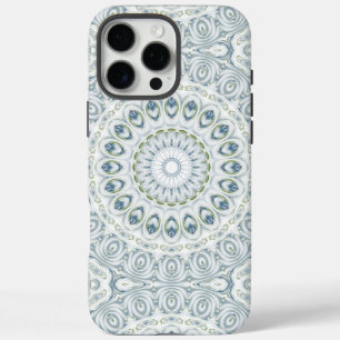 Design von Serene Blue und Green Mandala iPhone 16 Pro Max Hülle