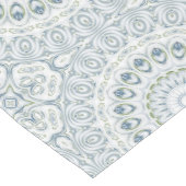 Design von Serene Blue und Green Mandala Mittelgroßer Tischläufer (Ecke)