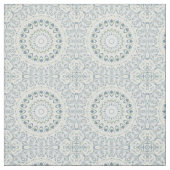 Design von Serene Blue und Green Mandala Stoff (Muster)