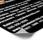 Design von Sportwagen, Werbung für Auto Poster (Ecke)