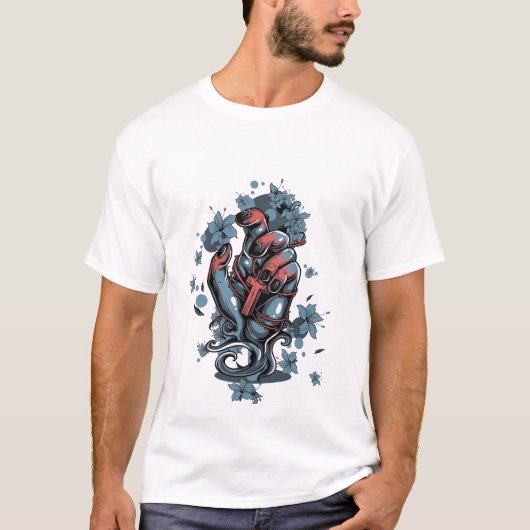 Design von T - Shirt für die menschliche Submarine (Vorderseite)
