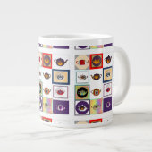 Design von Teekannen Jumbo-Tasse (Vorderseite Rechts)
