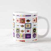 Design von Teekannen Jumbo-Tasse (Rechts)