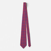 Design von Violet, Indigo und Red Gingham Krawatte (Vorderseite)