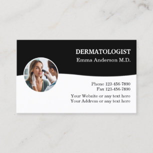 Design von Visitenkarten für Dermatologen Visitenkarte