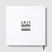 Design von Weisheit-Zitaten - Wert jedes einzelnen Gästebuch (Rückseite)