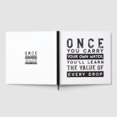 Design von Weisheit-Zitaten - Wert jedes einzelnen Gästebuch (Voll)