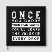 Design von Weisheit-Zitaten - Wert jedes einzelnen Gästebuch (Vorderseite)