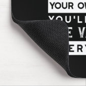 Design von Weisheit-Zitaten - Wert jedes einzelnen Mousepad (Ecke)