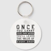 Design von Weisheit-Zitaten - Wert jedes einzelnen Schlüsselanhänger (Vorderseite)