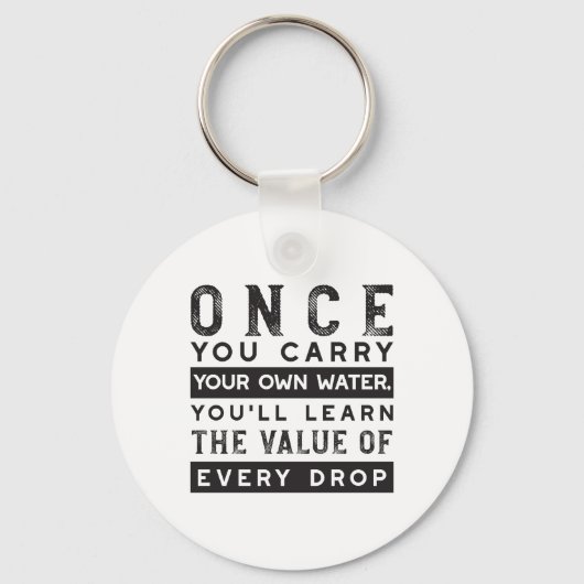 Design von Weisheit-Zitaten - Wert jedes einzelnen Schlüsselanhänger (Vorderseite)