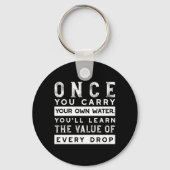 Design von Weisheit-Zitaten - Wert jedes einzelnen Schlüsselanhänger (Rückseite)