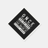 Design von Weisheit-Zitaten - Wert jedes einzelnen Serviette (Ecke)