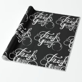 Design von weißem Text - Erntedank Geschenkpapier (Ungerollt)