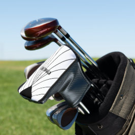 Design von White Art Deco Golf Headcover