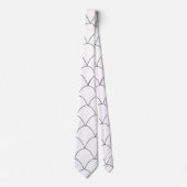 Design von White Art Deco Krawatte (Vorderseite)