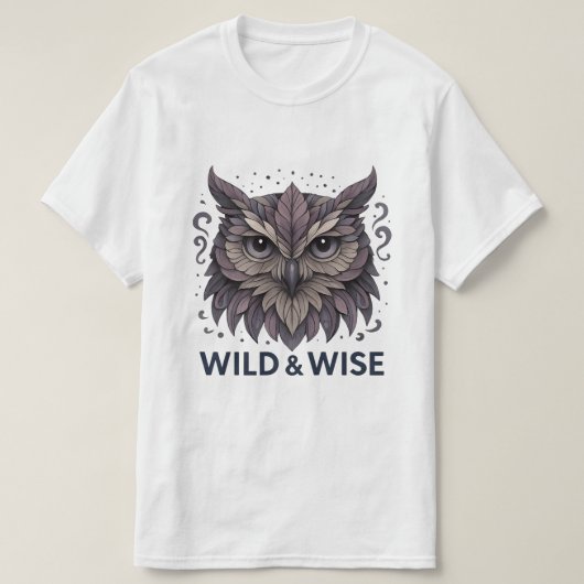 Design von Wild & Wise Owl T-Shirt (Design vorne)