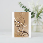 Design von Wirbel Postkarte (Stehend Vorderseite)