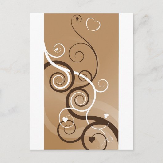 Design von Wirbel Postkarte (Vorderseite)