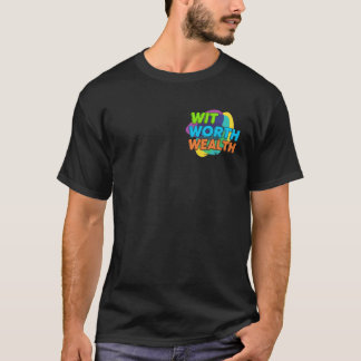 Design von WIT Worth Wealth T - Shirt