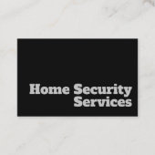 Design von Zuhause-Sicherheitsdiensten für Fett un Visitenkarte (Vorderseite)