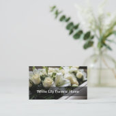 Design von Zuhause-Visitenkarten für Blumenbeerdig Visitenkarte (Stehend Vorderseite)