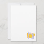 Design-Vorlage für das Abendessen (Rückseite)