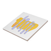 Design-Vorlage für das Abendessen Fliese (Seite)