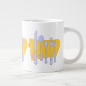 Design-Vorlage für das Abendessen Jumbo-Tasse (Rechts)