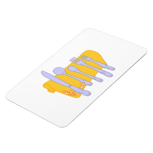 Design-Vorlage für das Abendessen Magnet (Linke Seite)