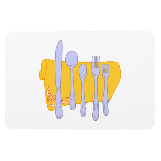 Design-Vorlage für das Abendessen Magnet (Horizontal)