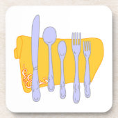 Design-Vorlage für das Abendessen Untersetzer (Vorderseite)