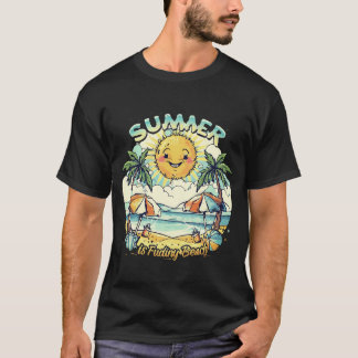 Design-Vorlage für den T - Shirt im Sommer