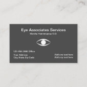Design-Vorlage für Visitenkarten von Eye Doctor Visitenkarte (Vorderseite)